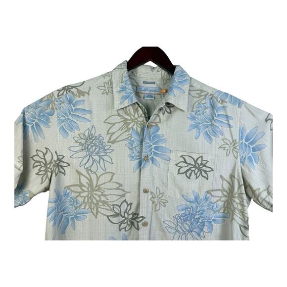 Quiksilver Edition Comfort Fit Men’s Large Casual Collared Button Hawaiin Shirt - Picture 2 of 15